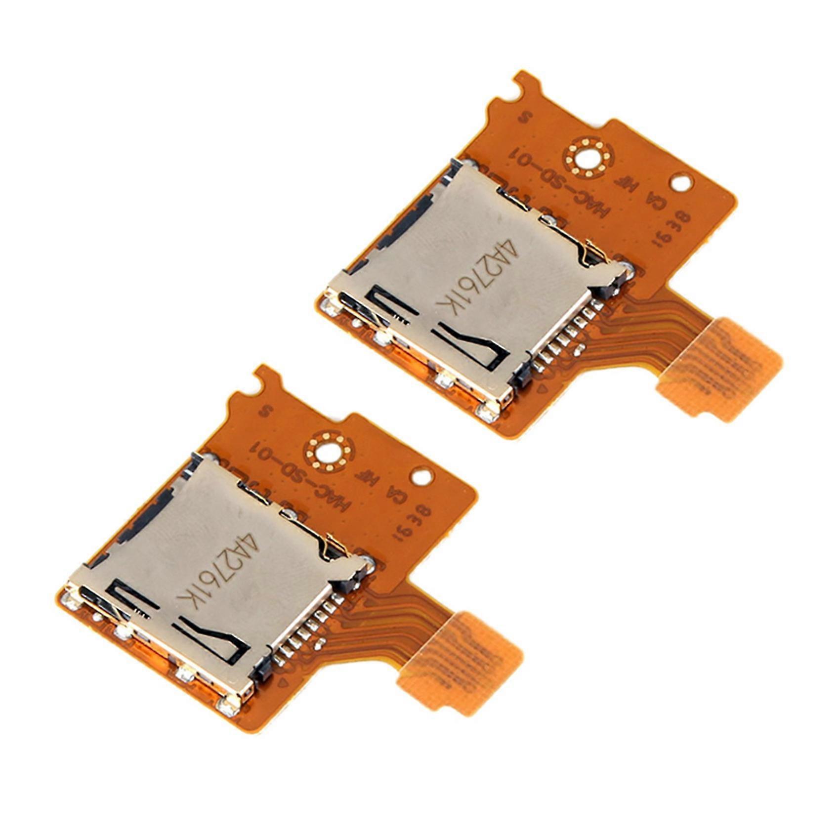 2X for -SD Card Slot Board for Switch NS TF SD Card Slot Socket Board Replacement