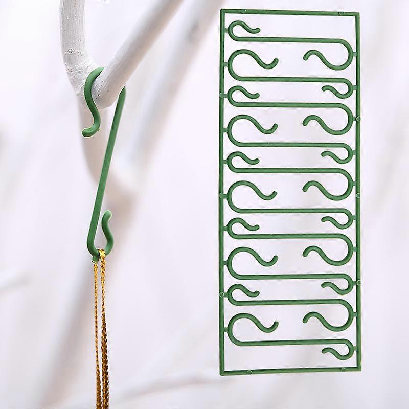 Christmas Tree Ornament S-Hooks, Elegant Party Decoration Hangers, Set of 50