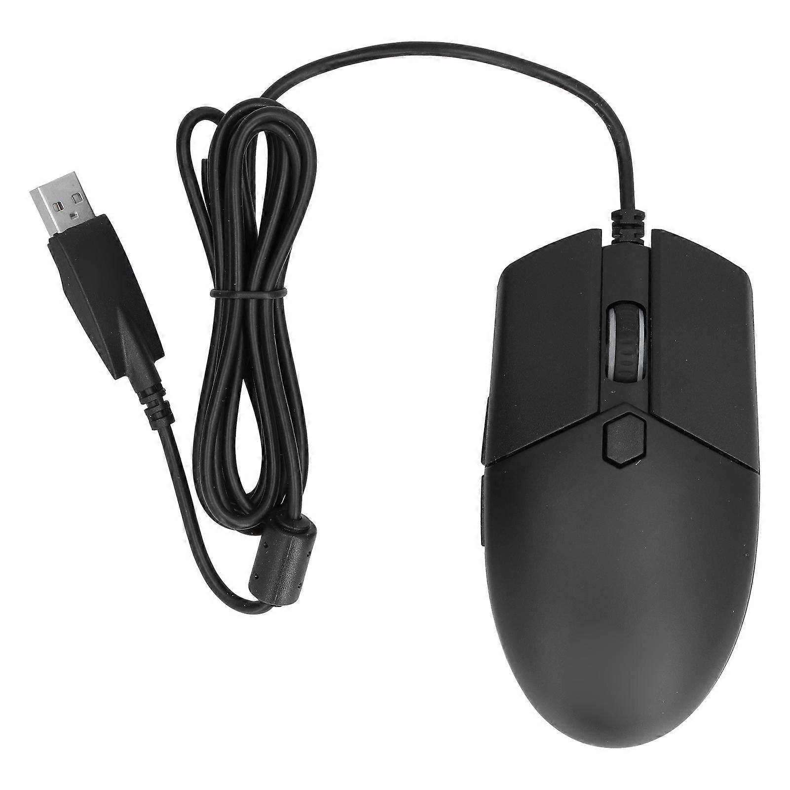 MAGIC-REFINER Gaming Mouse USB Portable Breathing Light 6 DPI Adjustable Ergonomic Computer Mice for PC Laptop