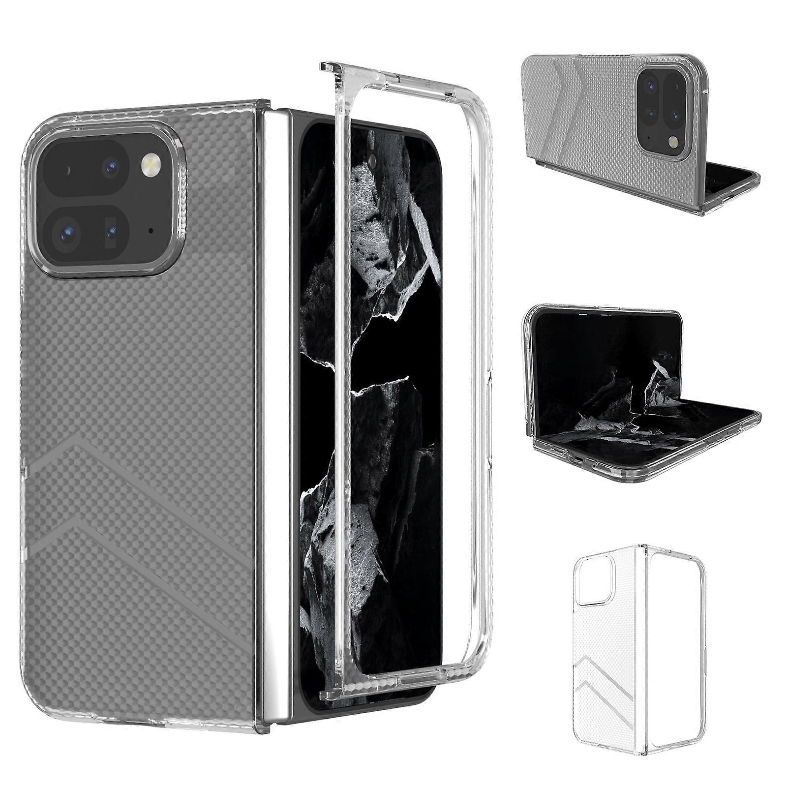 Wave Pattern Frosted Case For Google Pixel 9 Pro Fold