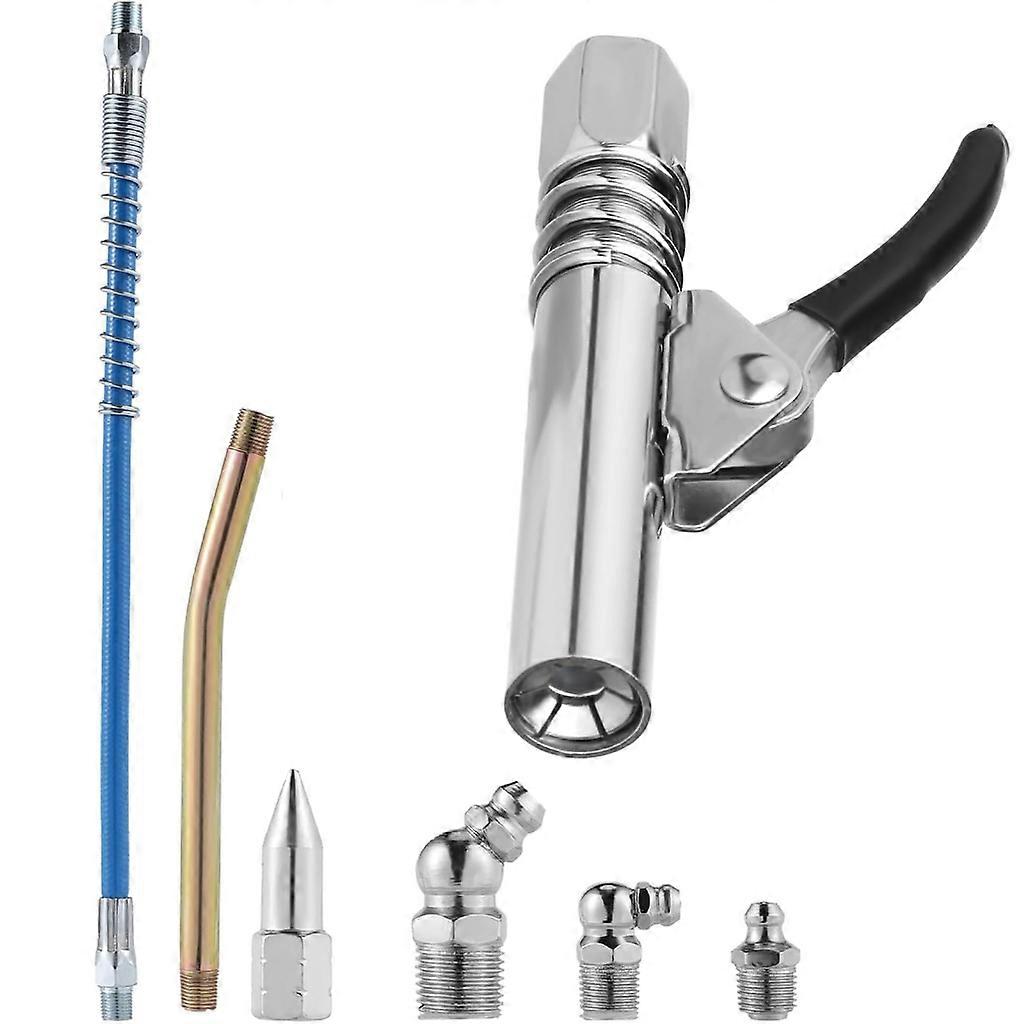  Grease Guns Coupler 10000PSI Quick Release Coupler with Easy to Lock Handle