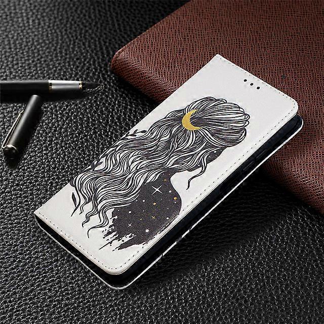 Leather Case For iPhone 11 X XS XR 12 Mini Pro Max 7 8 Plus SE 2020 Fundas 3D Wallet Stand Book Flip Cover Cat Painted Coque  sy
