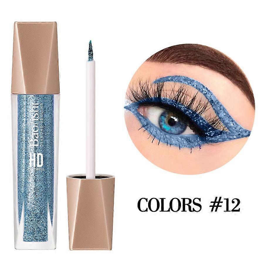 Eyeshadow Palette And Eyeliner Pencil Sequin Color Eye Shadow Eyeliner 5ml