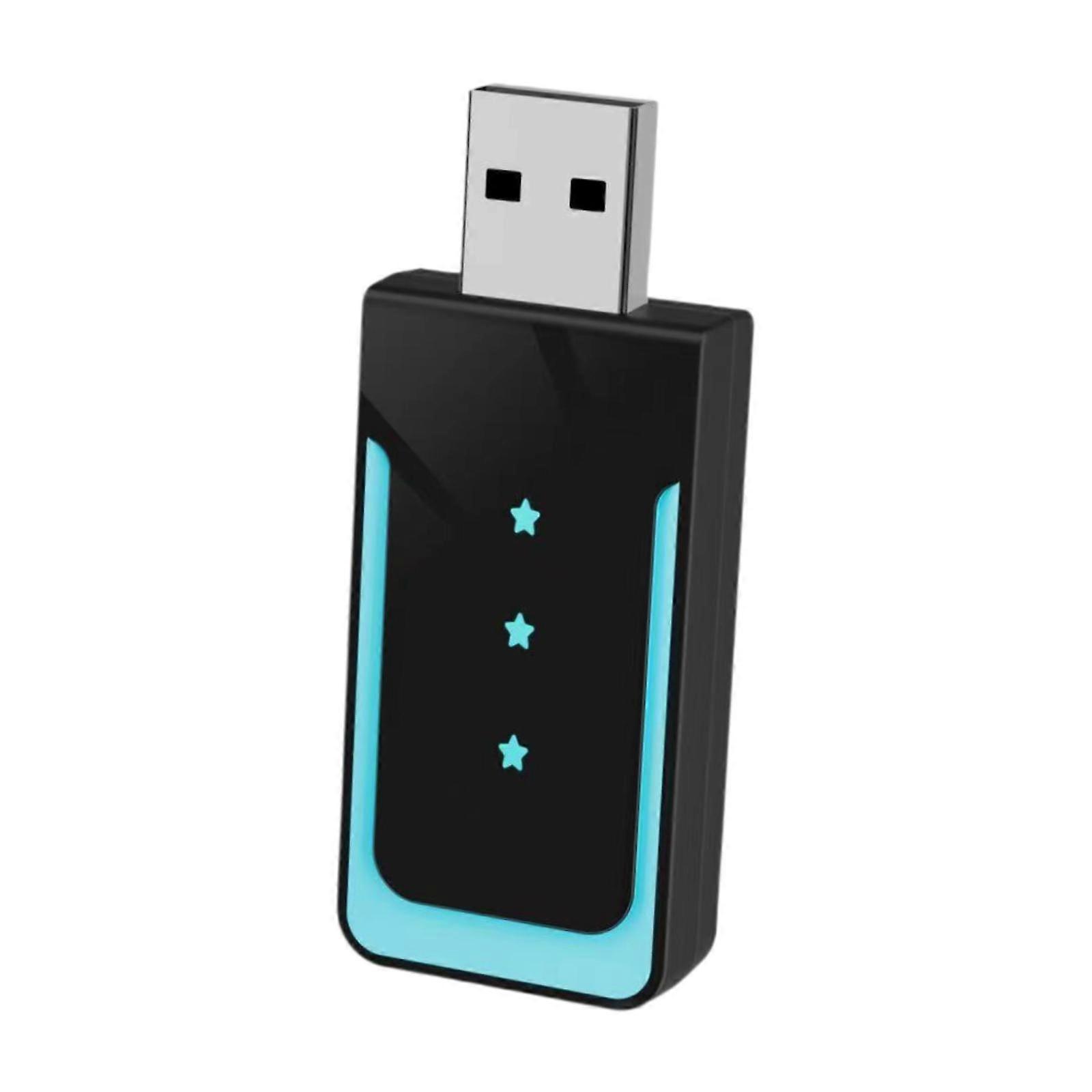 Wireless Carplay Adapter 2 in 1 High Performance Voice Control Plug and Play Blue