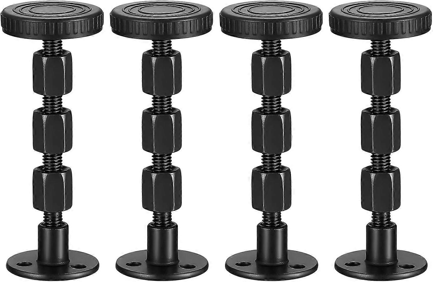 Pcs Adjustable Bed Stops and Anti-Shake 84-110mm, Adjustable Threaded Bed Frame Stabilizer Bed Fixing, Anti-Shake Tool Support for Bed Frame, Sofas