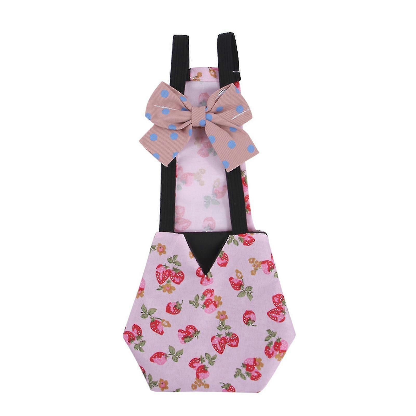 Goose Clothes Printing Imperméable Lavable Volaille Poulet Tissu Couches avec nœud papillon pour la ferme