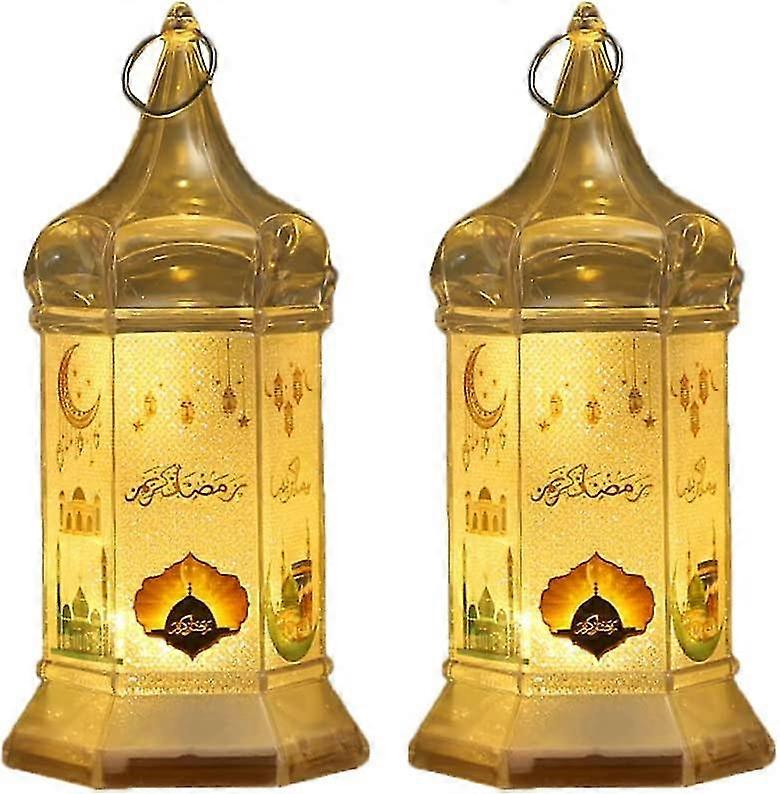 أضواء فوانيس رمضان ، ضوء طاولة رمضان ، زينة رمضان للمنزل ، هدايا رمضان للأطفال ، زينة رمضان