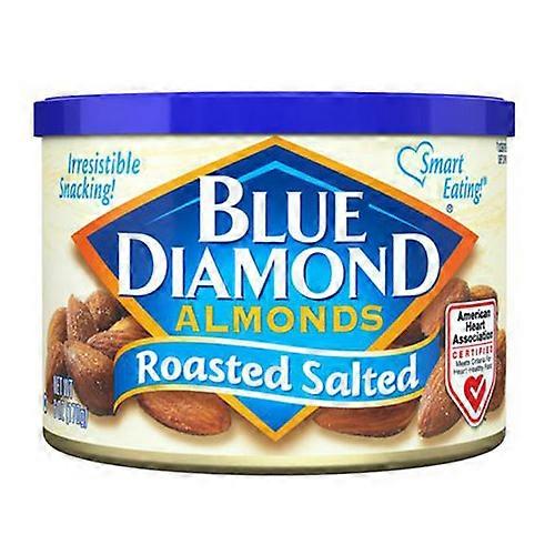 Blue Diamond Roasted Salted Almonds ,6 Oz(Case Of 12)