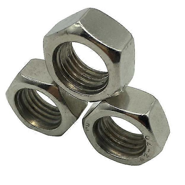 10pcs M18 Thread Thin Hex Nut 304 Less Steel Pipe Thread Inch S Side Nut