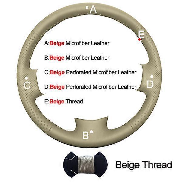 Car Auto Steering-Wheel Cover For Subaru Forester 2005 - 2007 Outback Legacy 2005 - 2007 Braid on the Steering wheel Volant 2006