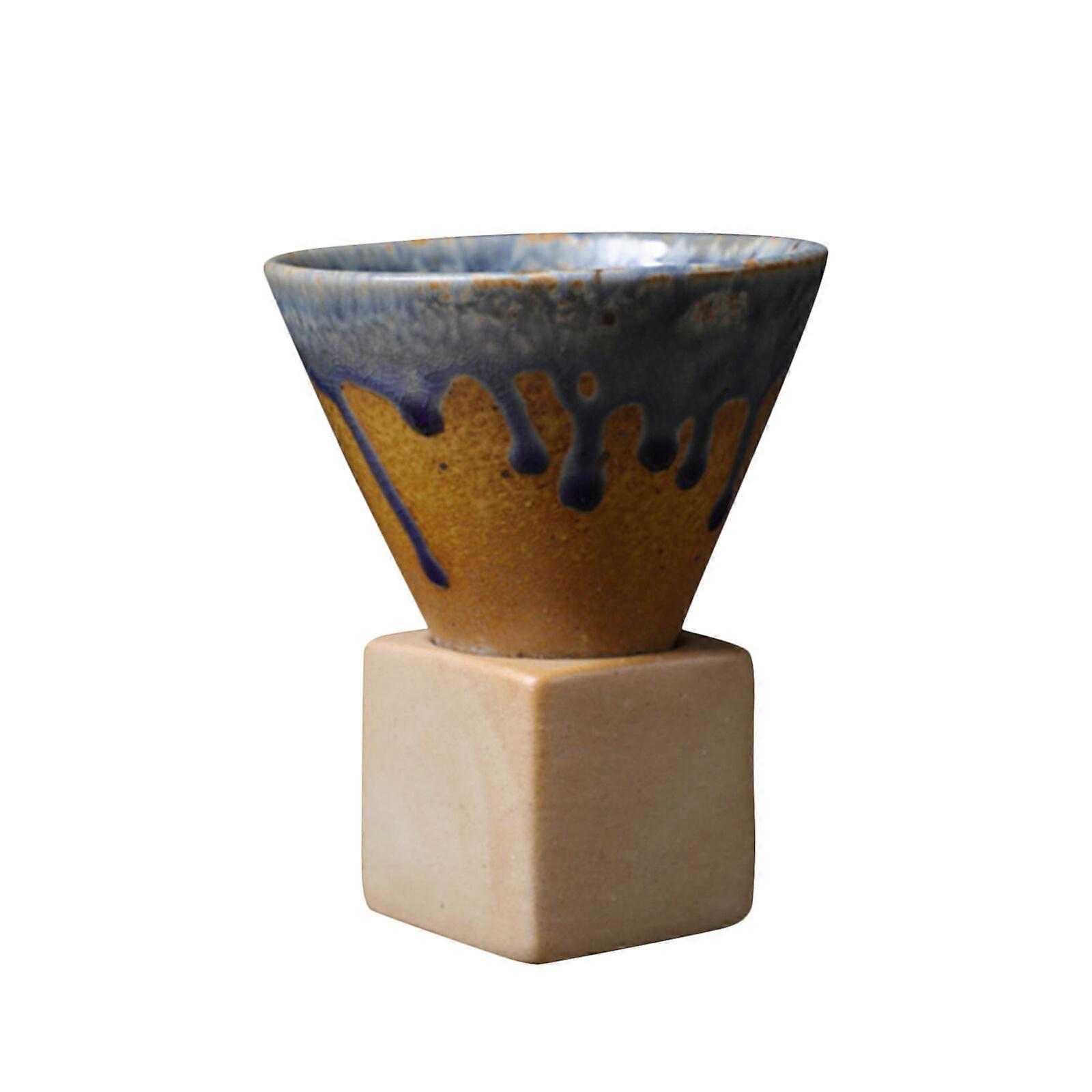 Coffee Cup Ceramic Unique Hot Chocolate Creative Multipurpose Teacup With Wood Ball Handle