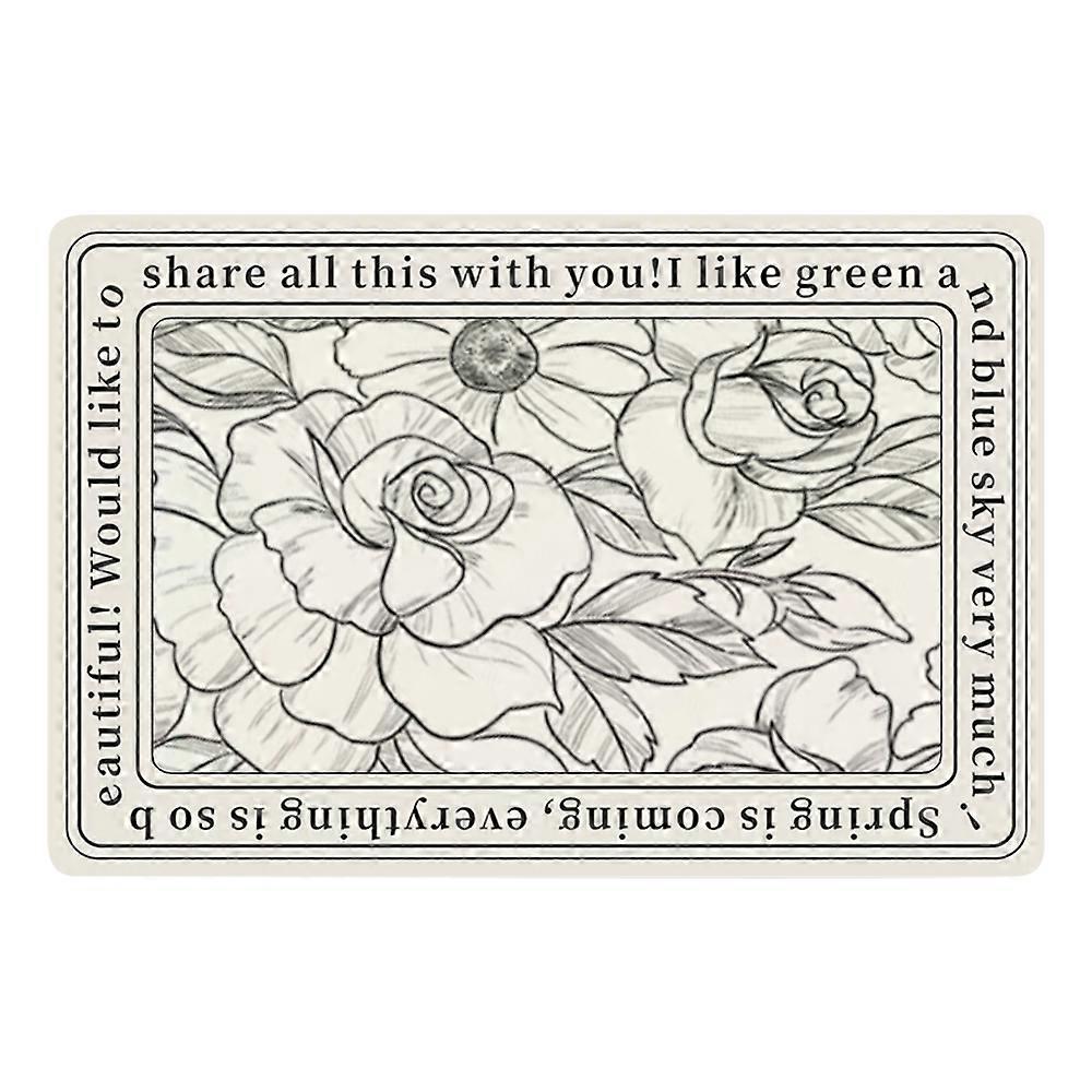 Anti fouling bathroom carpet with super absorbent fast drying rubber backing