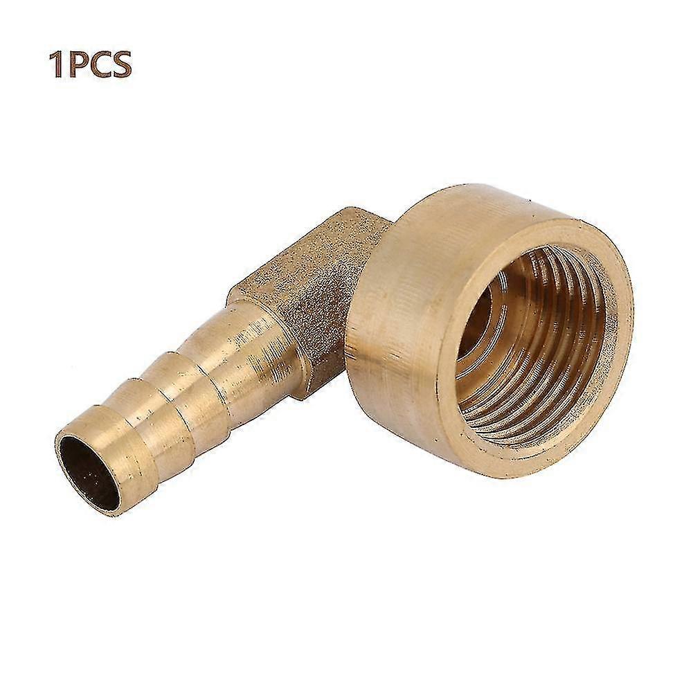 10mm G12 Female Thread Brass Elbow Hose Barb Coupling Connector Joint Adapter Fitting