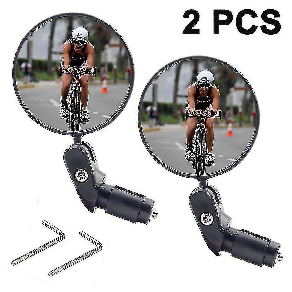 Bike Mirror, Bicycle Riding Rearview Mirror, Hd Safety Rearview Mirror, Convex Mirror With Adjustable Handlebar Installation, Suitable Compatible With