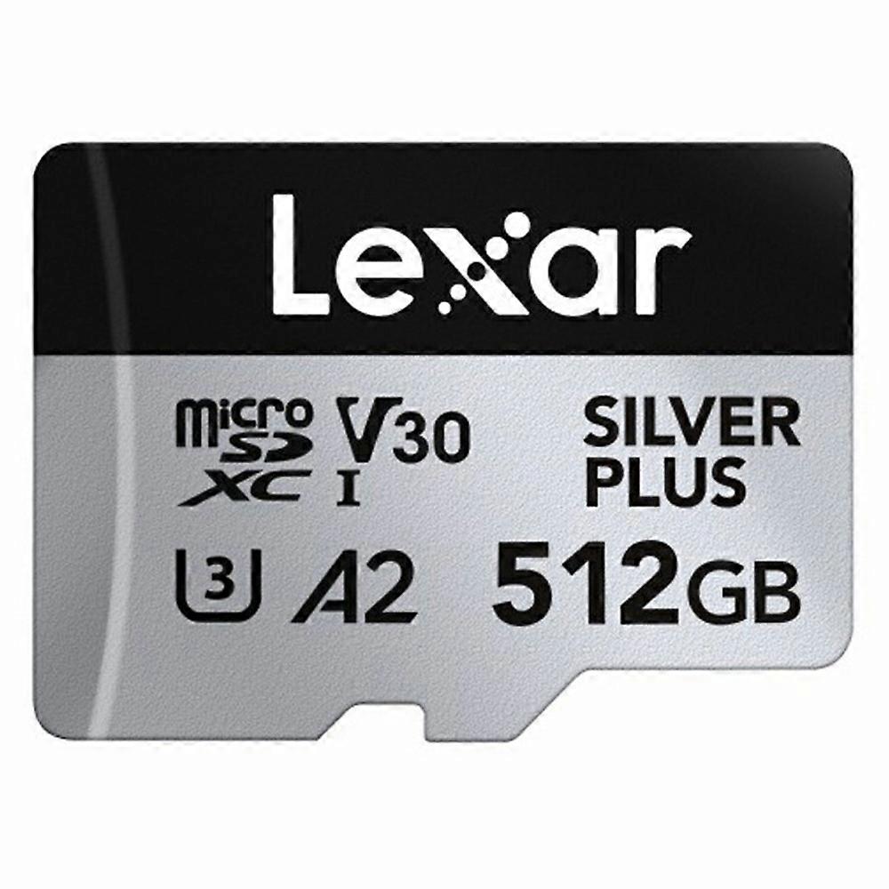 LEXAR Silver Plus 512GB TF Card Phone Camera U3 205MB s Read Speed Memory Card