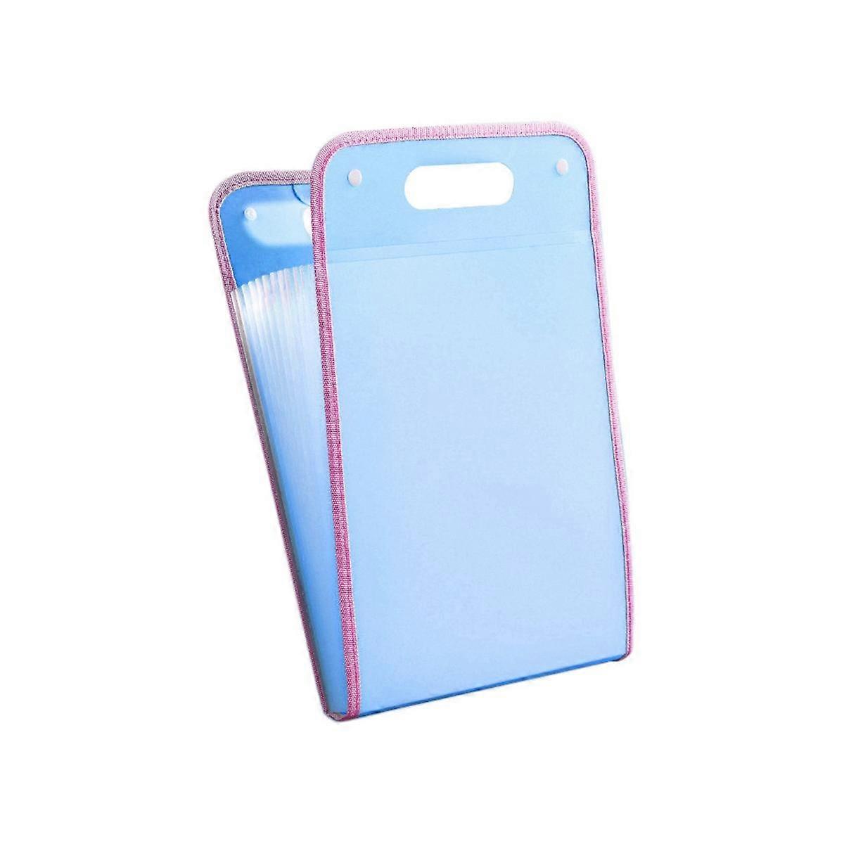 A4 Capacity Portable Organ Bag Folder Student Exam Paper Storage Bag 13 Layers Bill File Sorting Or