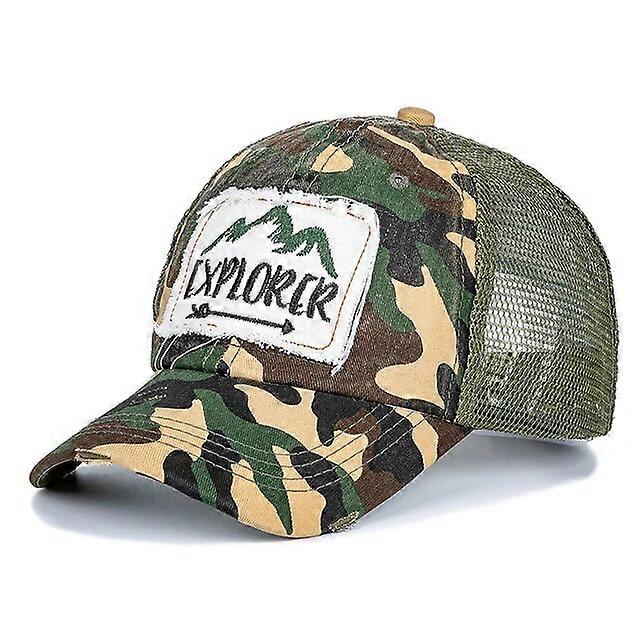 New Outdoor Casual Cap For Men men Simple Letter Patch Design Baseball Cap Summer Fashion Streetwear Mesh Trucker HatCostume Hats