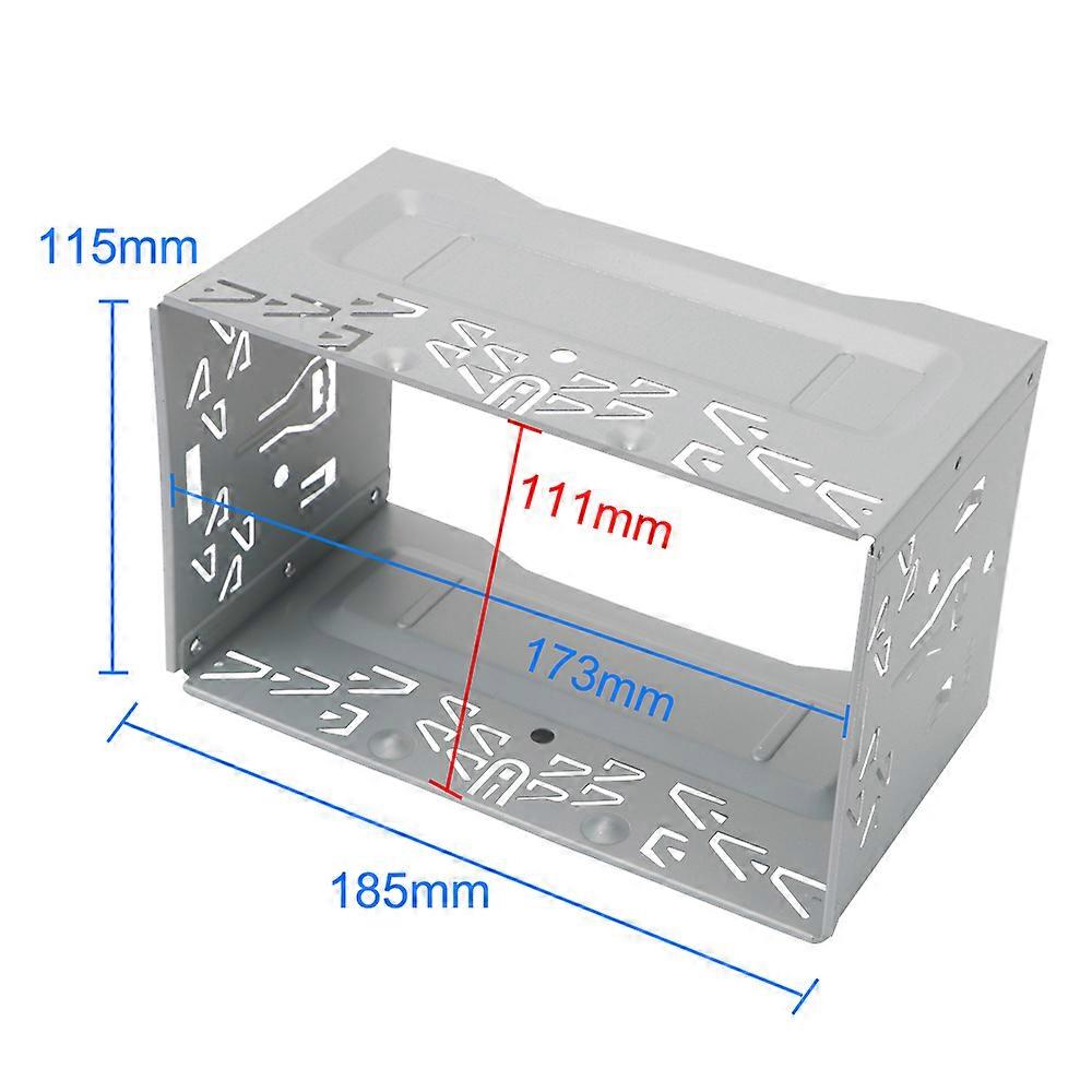 Radio Head Unit Installation Frame 2Din Fittings Kit Auto Panel Audio Dash Mount Kit Box Universal For 2Din Car DVD Radio Player