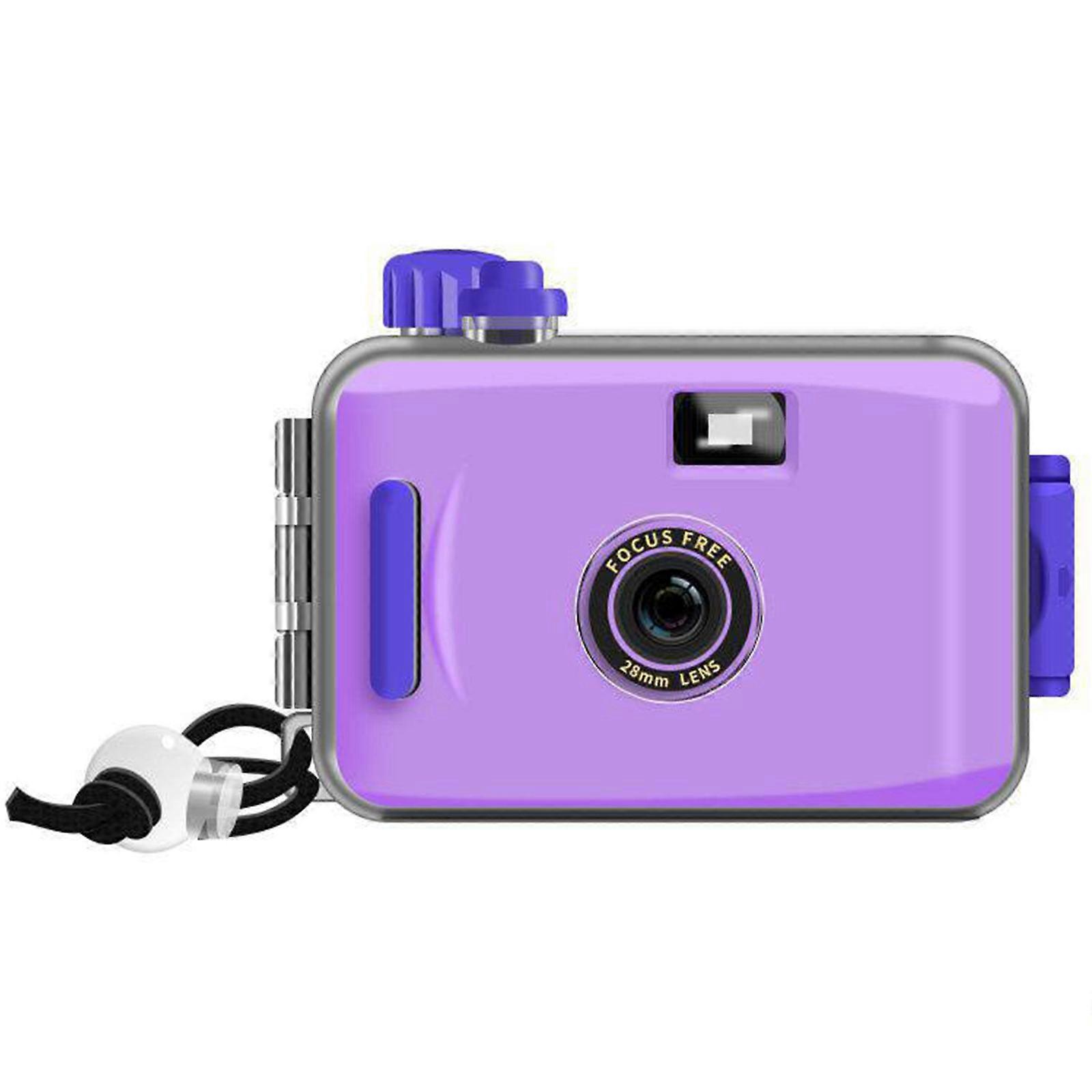 Cameră point-and-shoot de 35 mm Cadou reutilizabil de ziua de naștere Obiectiv de 28 mm pentru copii Student