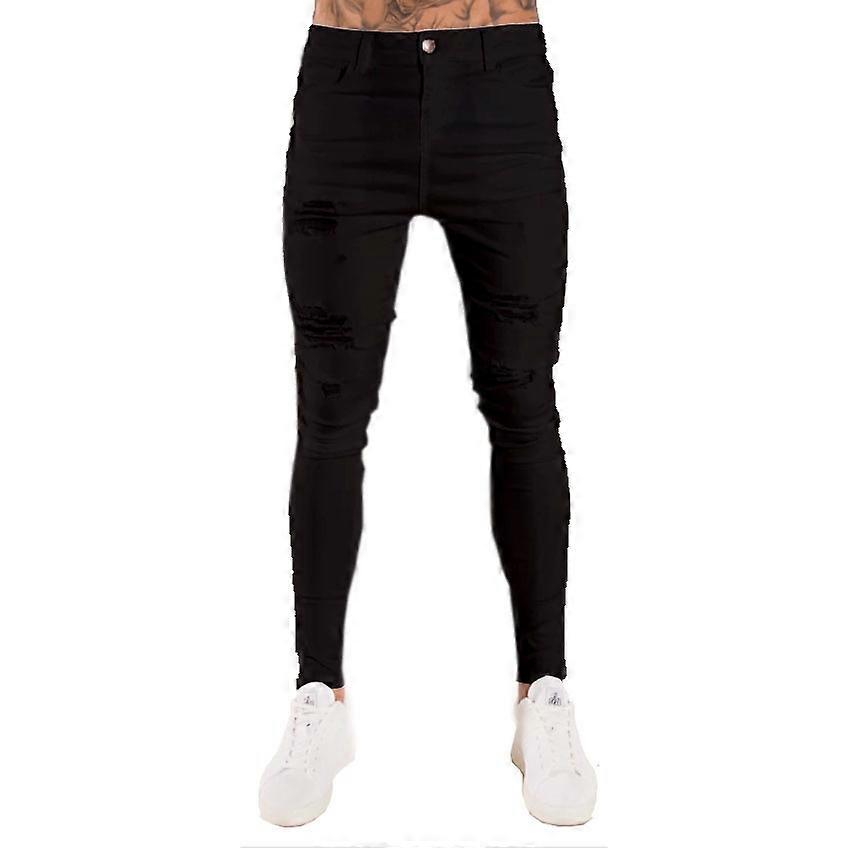 Men's Slim Black Pants