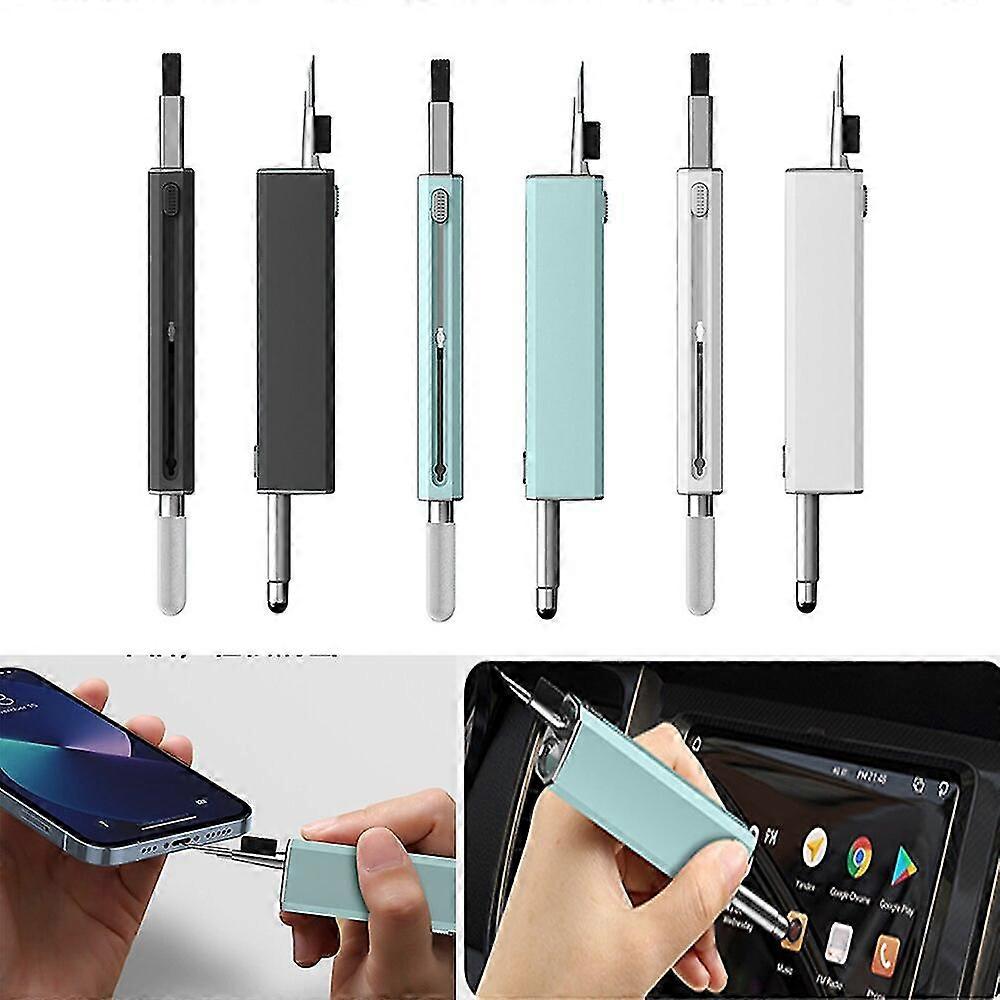 Portable Earphone Case Mobile Computer Keyboard Dust Clean Gadgets 3IN1 Cleaner