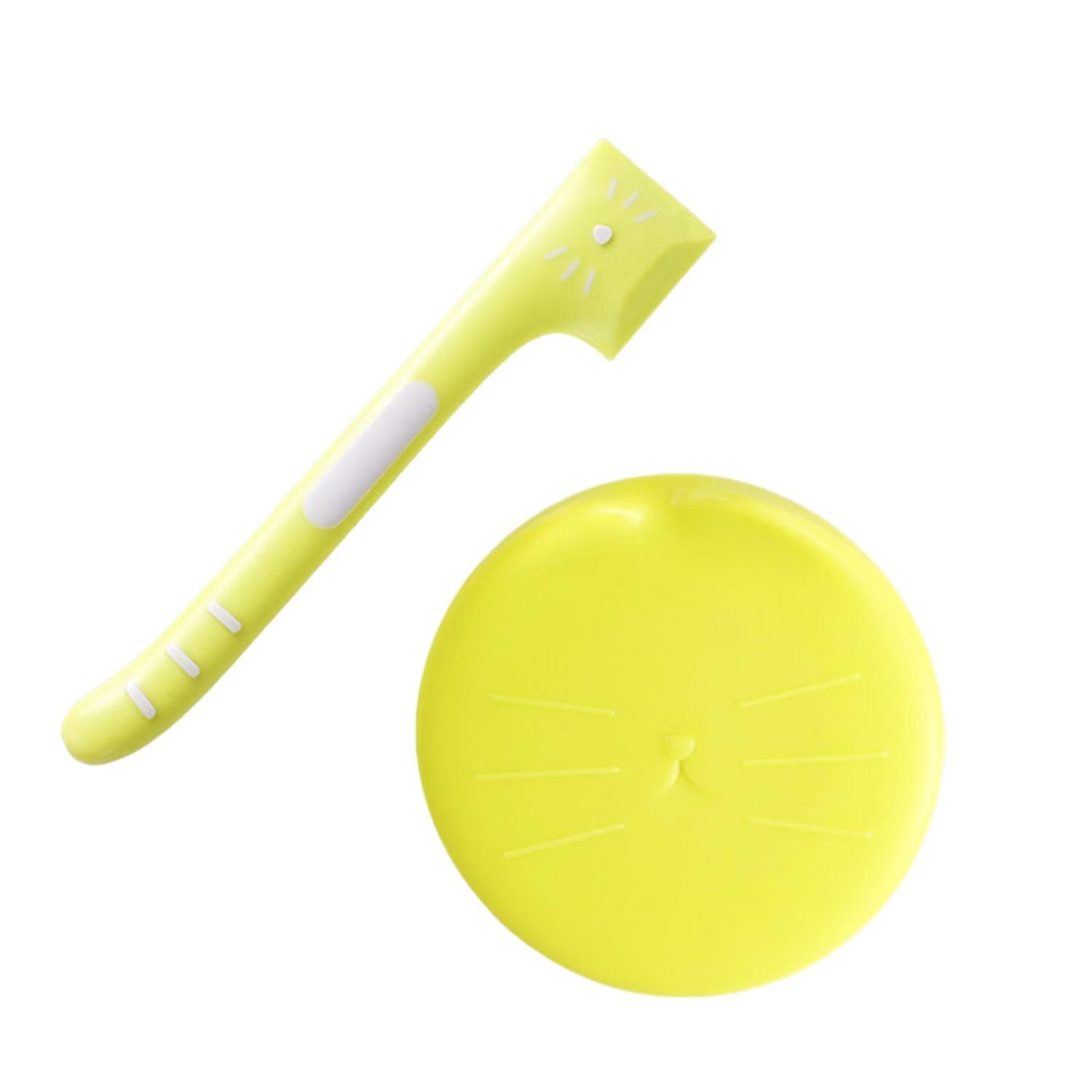 2 Stück / Satz Katzenfutter-Dosendeckel mit Löffel Universelle BPA-freie versiegelte Tierfutterdosenabdeckung in Lebensmittelqualität