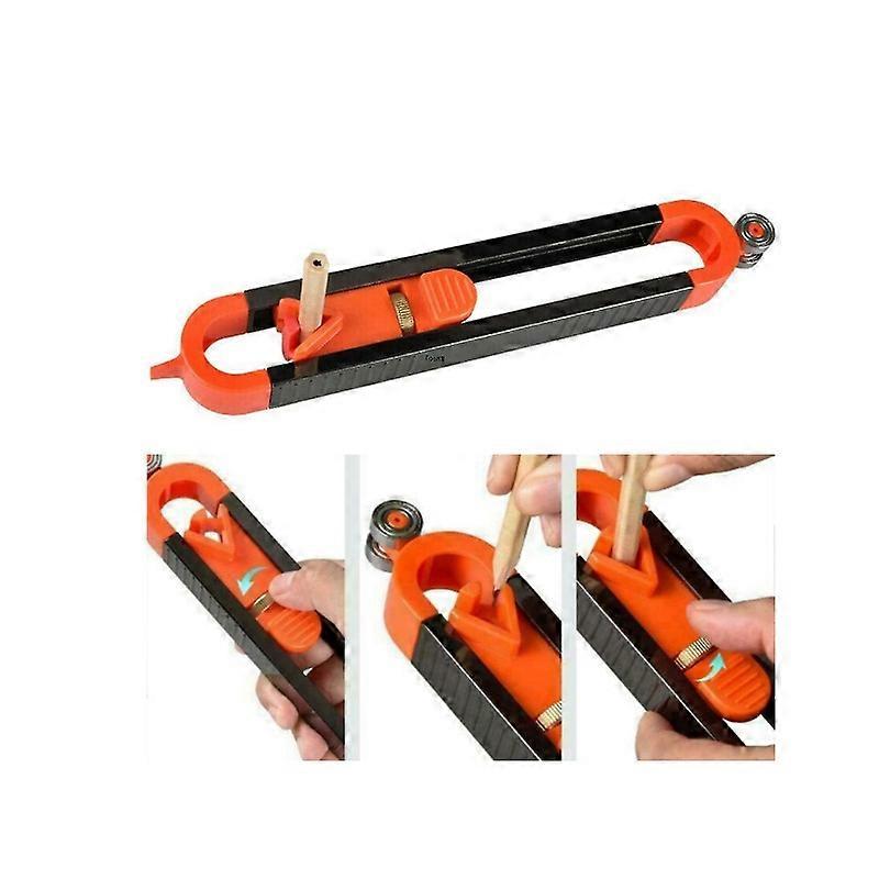 Contour Gauge Precise Measure Lock Profile Scribing Ruler Carpenter Tool