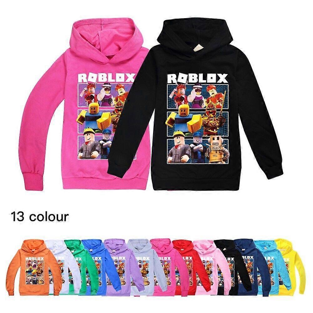 Lapset Pojat Tytöt Roblox T-paita Huppari Rento Pitkähihainen Hupullinen Pusero Toppi