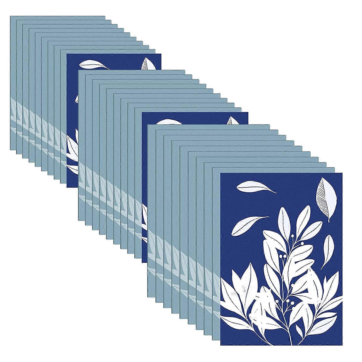 50 Sheets Print Paper Cyanotype Paper A4 A5 A6 Solar Drawing Paper Sensitivity Printing Paper Adult