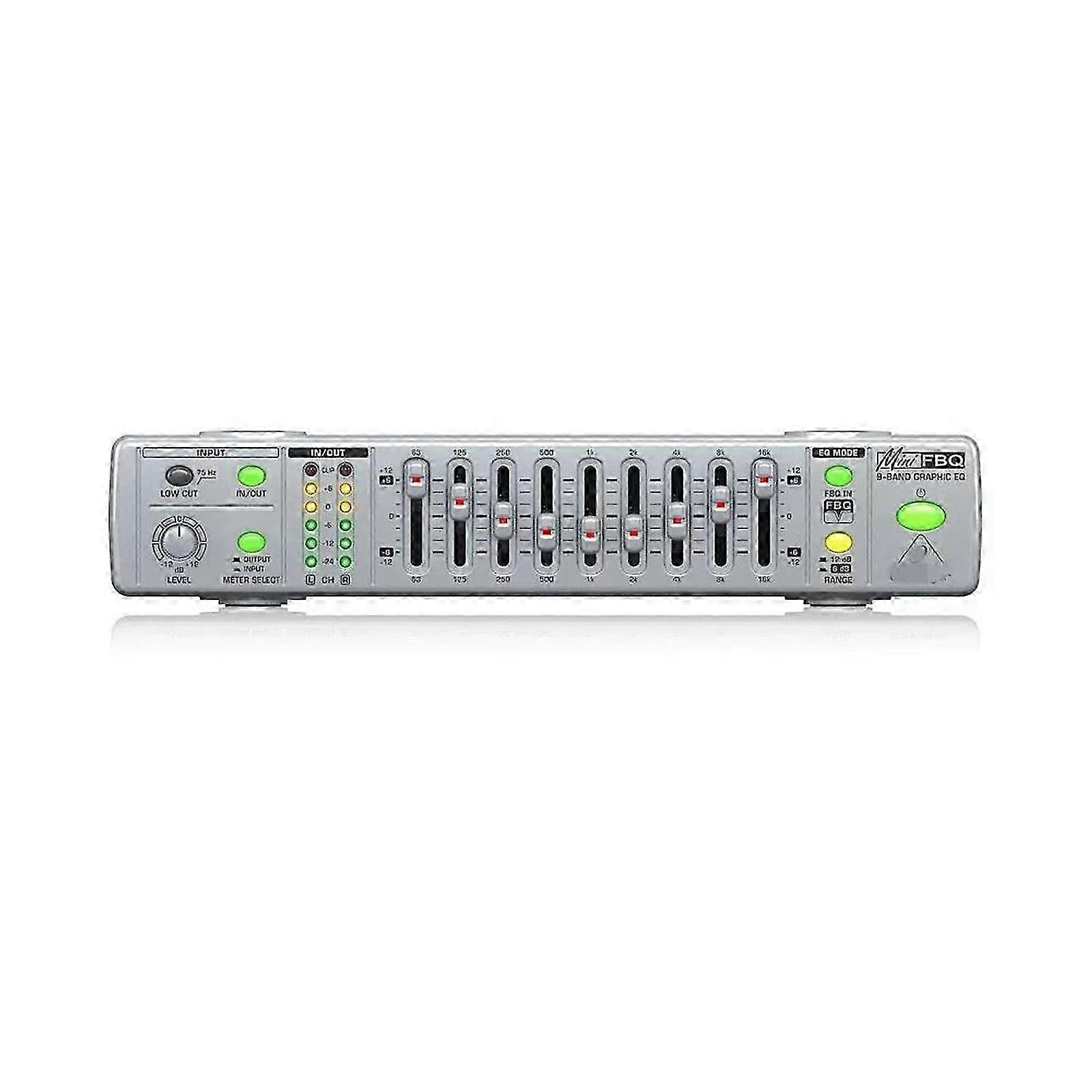 FBQ800 Ultra-compact 9-Band Graphic EQ Equalizer Suppressor Equalizer Processor