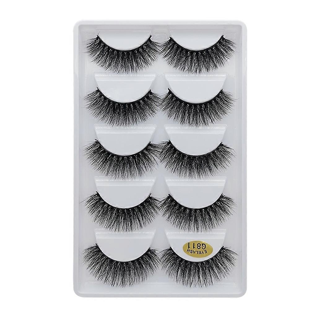 Natural Fluffy-Mink Fake Eyelashes ,Layered Effect,Fluffy-Long Volume Lashes