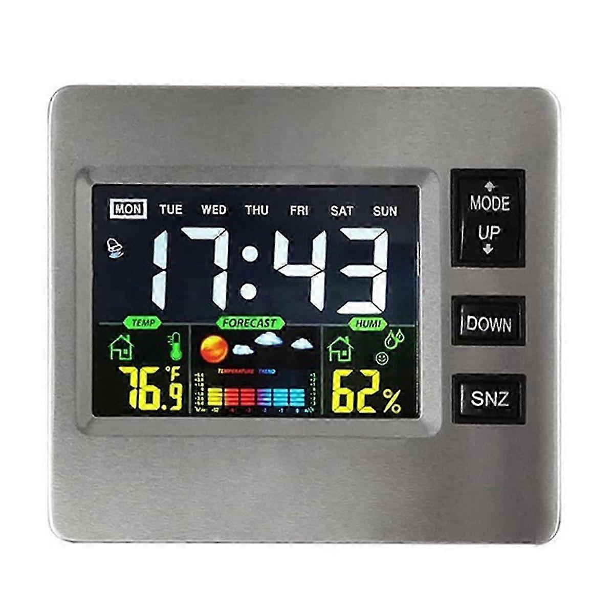 Multifunctional Digital Alarm Clock - Electronic Time Management Reminder Alarm Clock - Color Screen Clock