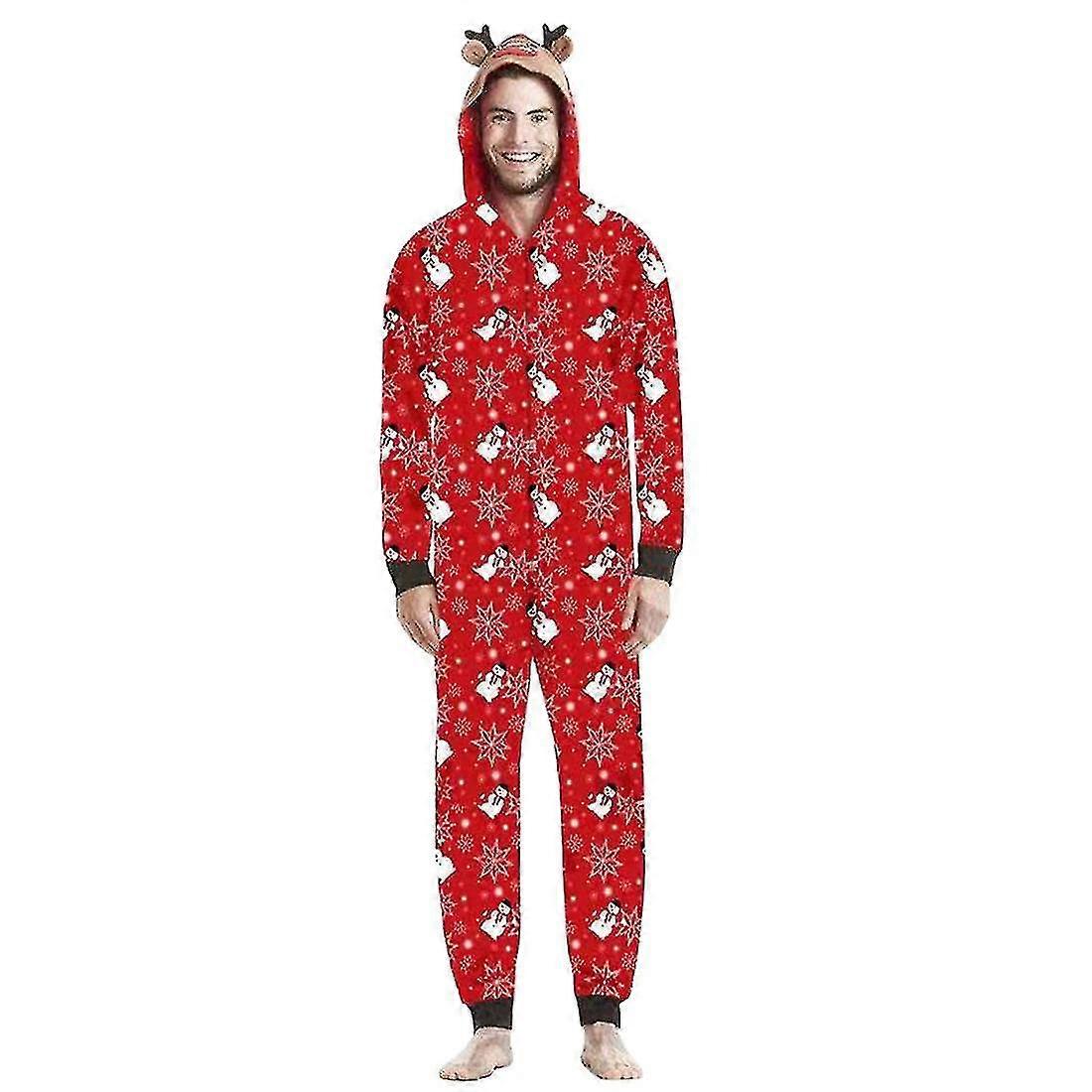 Autumn Winter Warm Print Long Sleeve Jumpsuit