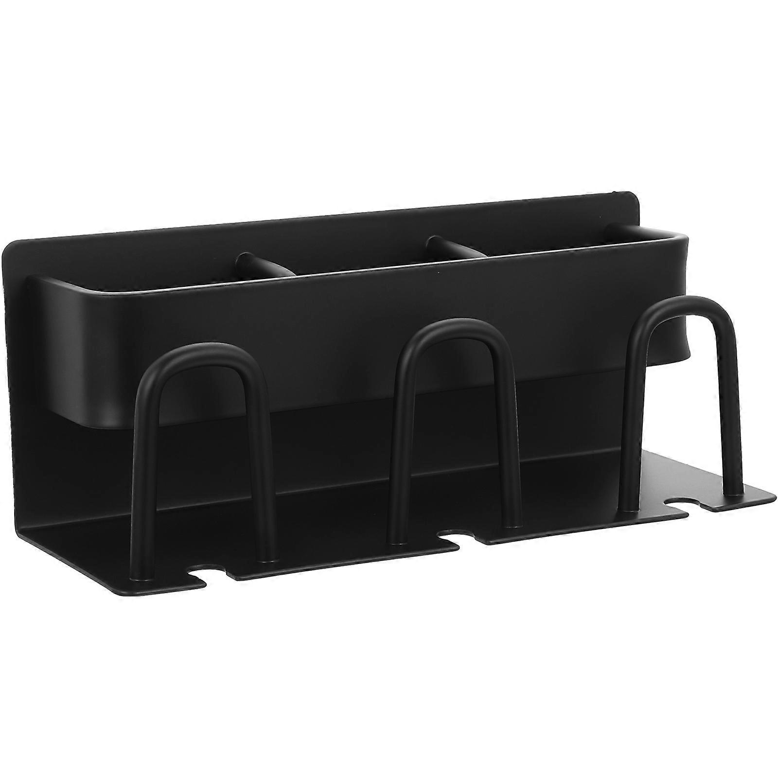 Multi-functional Toothbrush Holder Metal Toothbrush Toothpaste Cup Holder for Bathroom