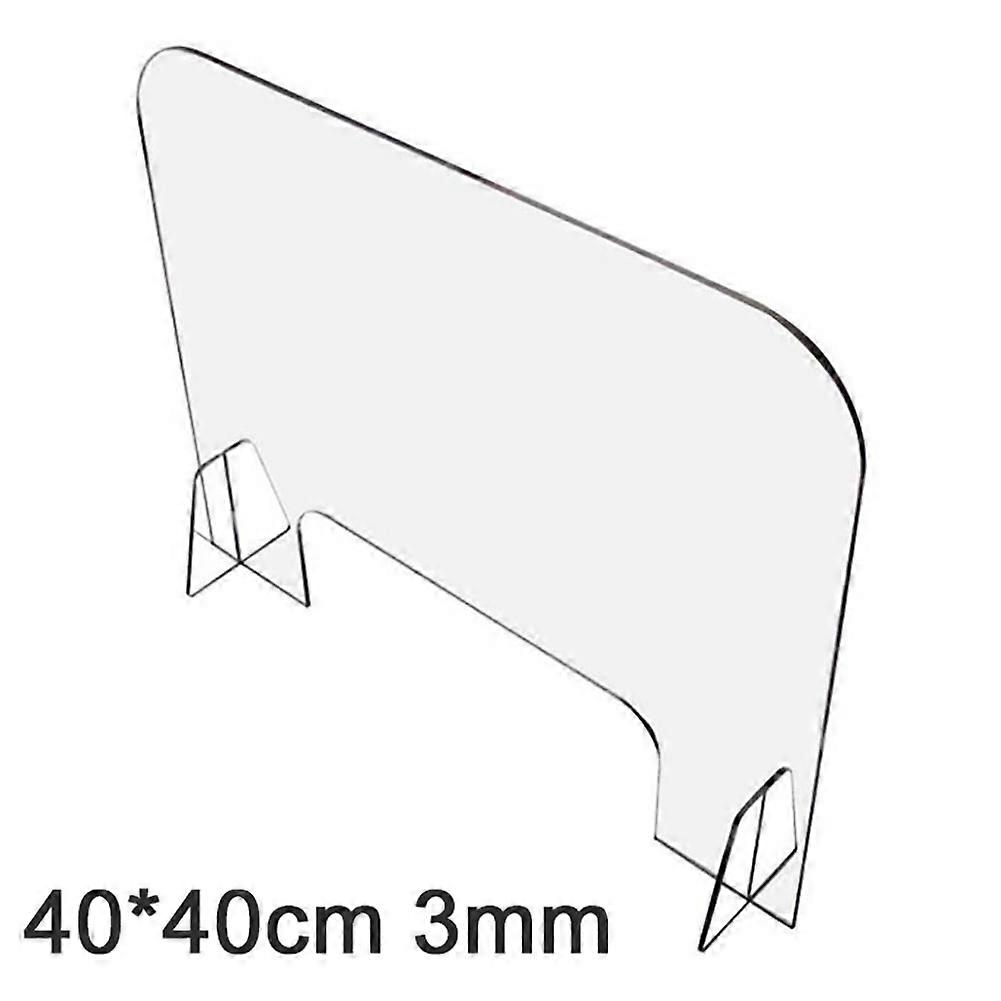 2023 Hot Protective Sneeze Guard for Desktop, Transparent Acrylic Shield for Customer and Employee Safety. Portable and Reusable Counter Barrier