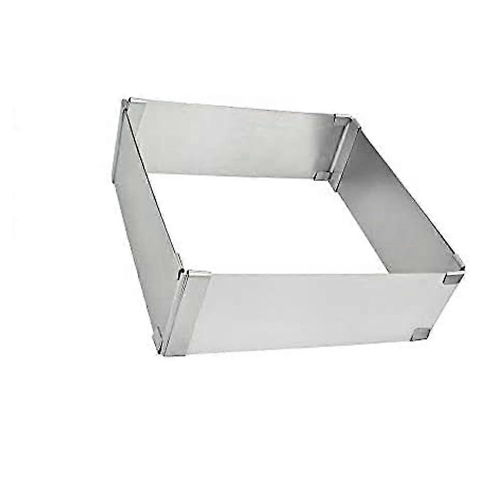Stainless Steel Rectangular Pastry Frame Rectangular Expandable Pastry Mold Adjustable Rectangular Cake Mold Rectangular Cake Frame Adjustable Mousse