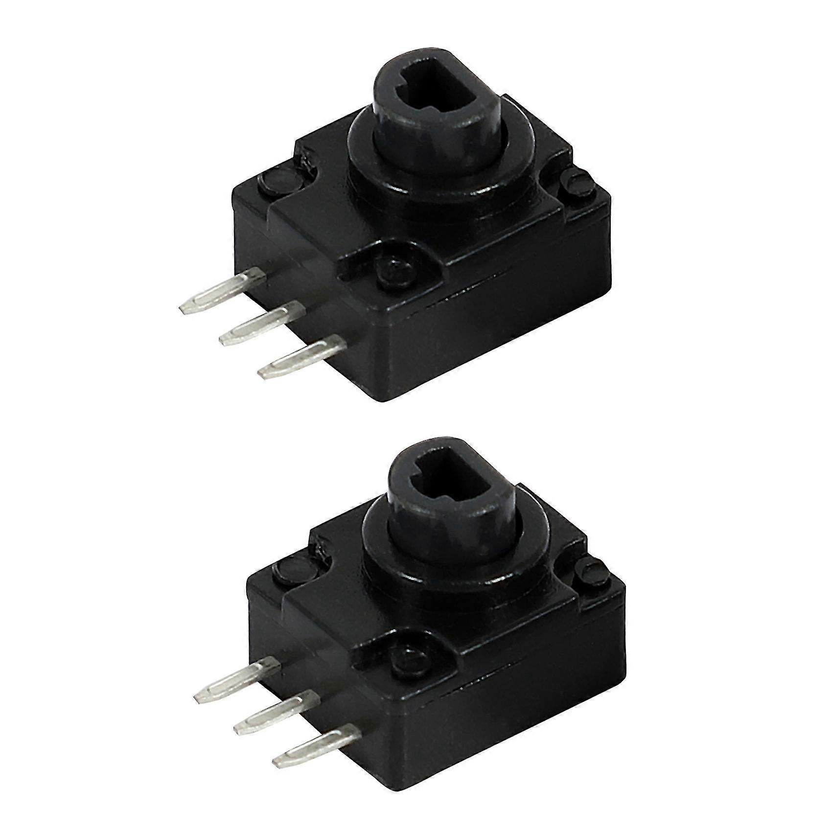 1 Set 2pcs Black Replacement Repair Parts /rt Button Keypad For