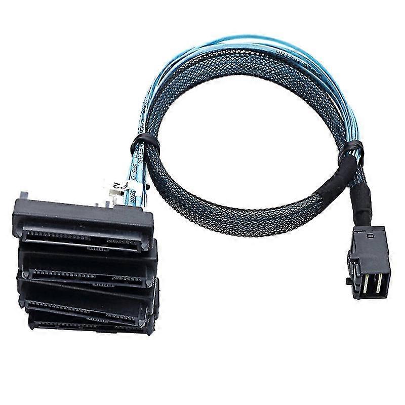 Mini Sff-8643 To 4x29pin Sff-8482 Server Cable 3.33tf/1m
