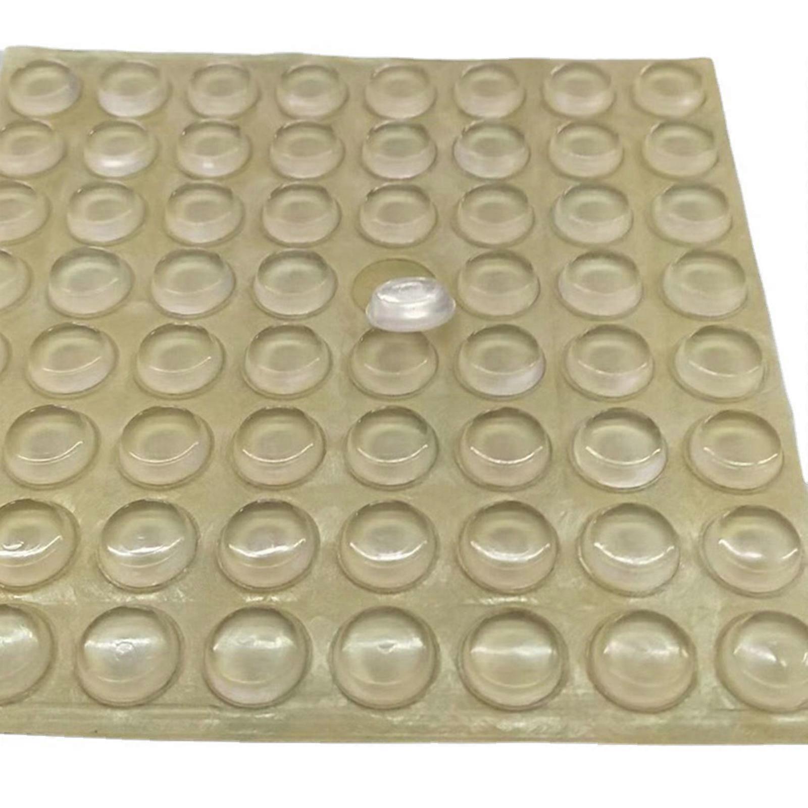 Shockproof Silicone Pad with Adhesive Backing, 13x13cm, 150PC