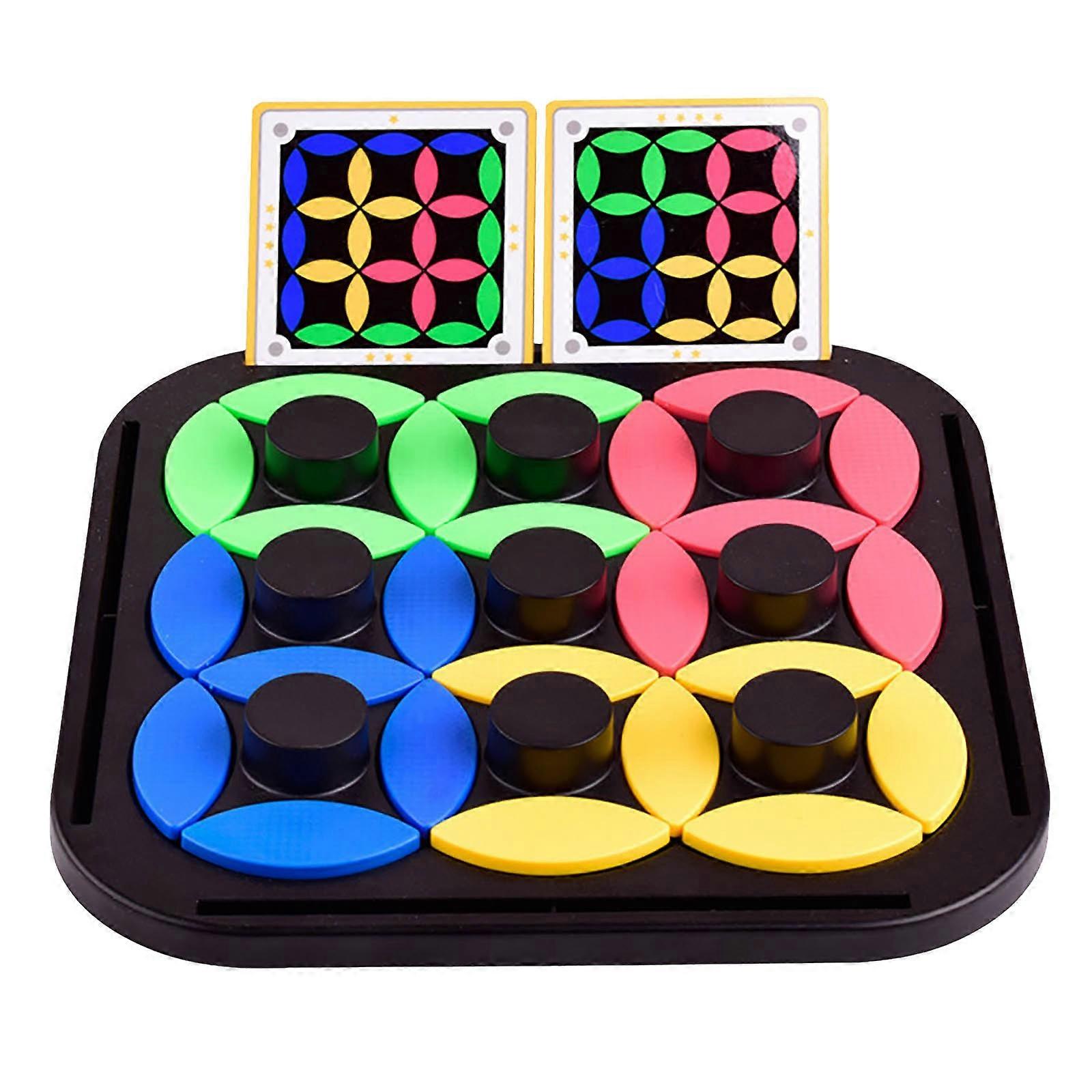 Toys Intelligence Puzzle Rotating Leaf Chesses Thinking Board Game Logical Card Game Educational Toys