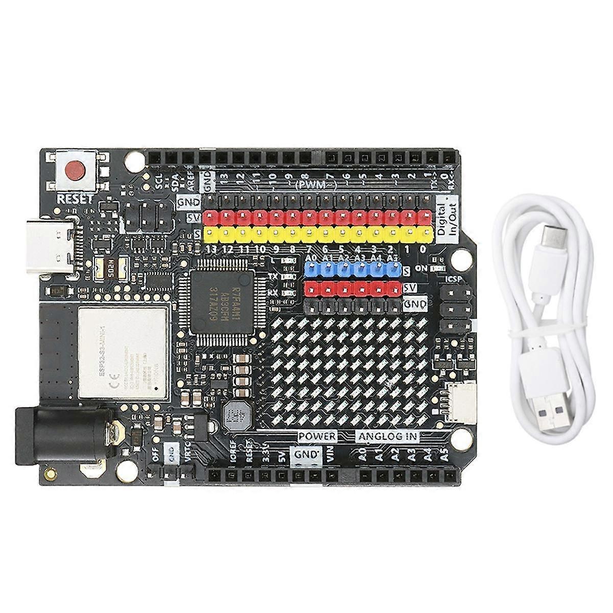 Carte de développement R4 WIFI Type-C USB ESP32-S3 Édition WIFI pour contrôleur d'apprentissage de programmation