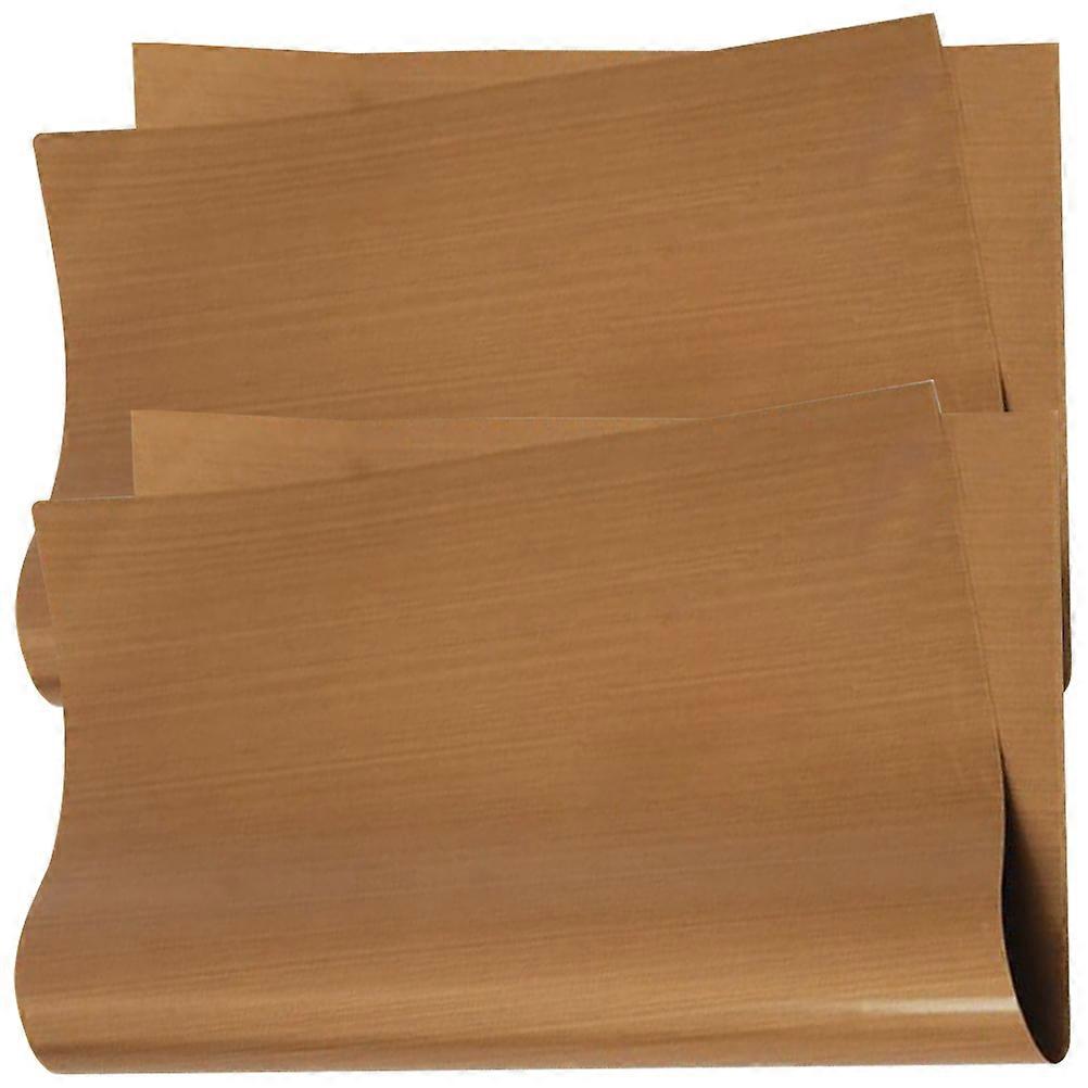 2 Sheets Reusable Heat Resistant Cake Pan Liner Mat Double Side Smooth Cake Pan Baking Liners