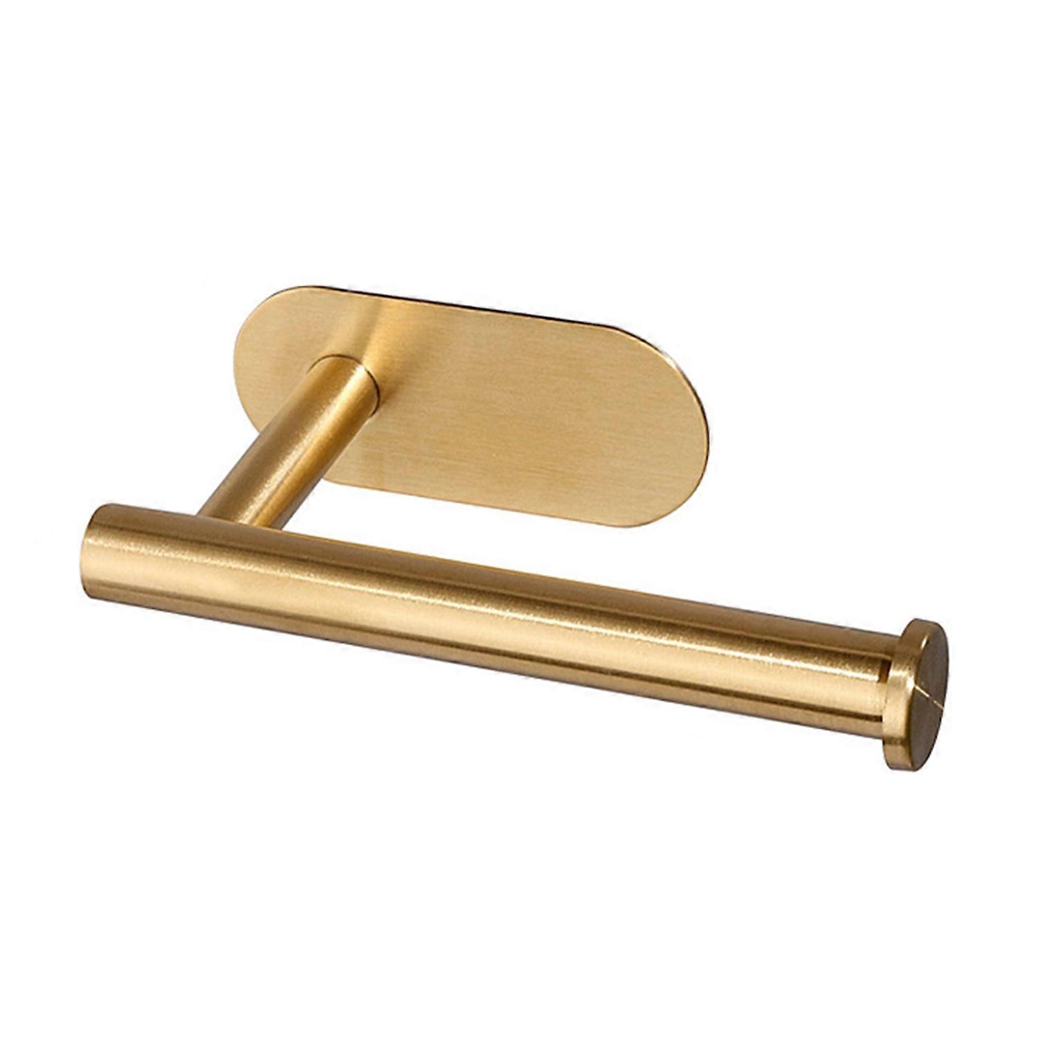 Towel Storage Rack Wall Mounted High Loading Capacity Punch-free Space-saving Stainless Steel Tissue