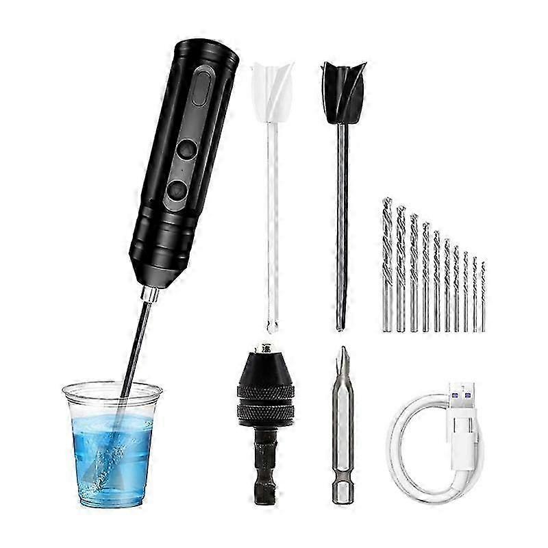 Electric Resin Mixer,Electric Resin Drill Set,Cordless Pin Vise  suitable for  Resin Casting Molds,  suitable for  Tumble