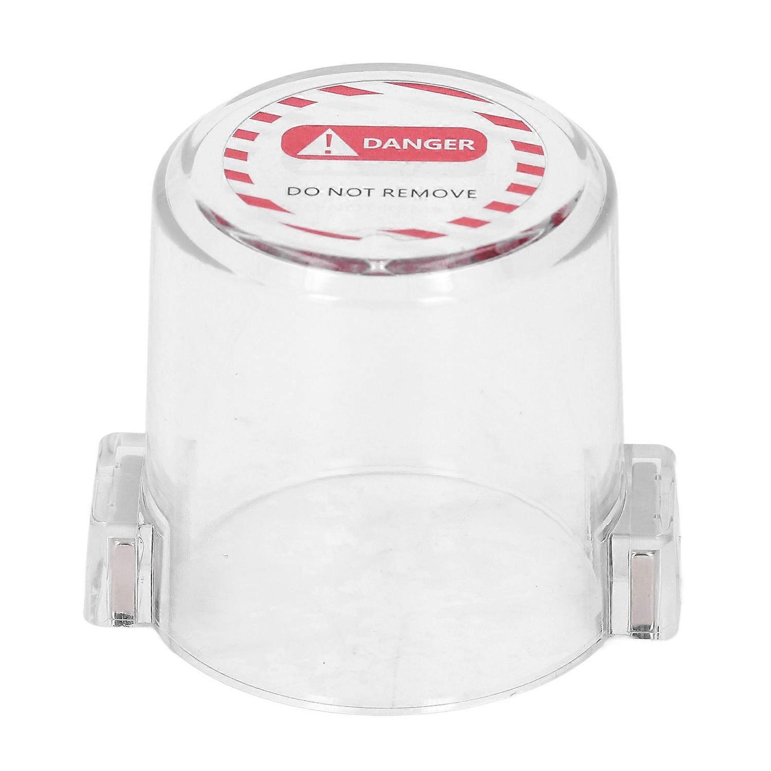 Magnetic Emergency Stop Switch Cover Transparent Round Push Button Lockout Protector for Device Lock