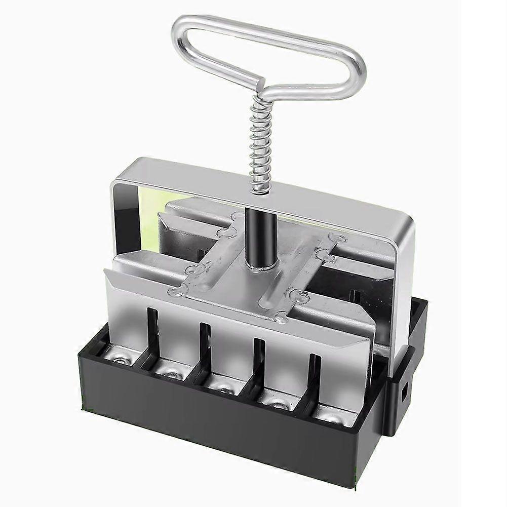 Small Clod Maker 20 Grids Manual Clod Maker Hand-Held Seed Block Making Tool Metal Gardening Miniat