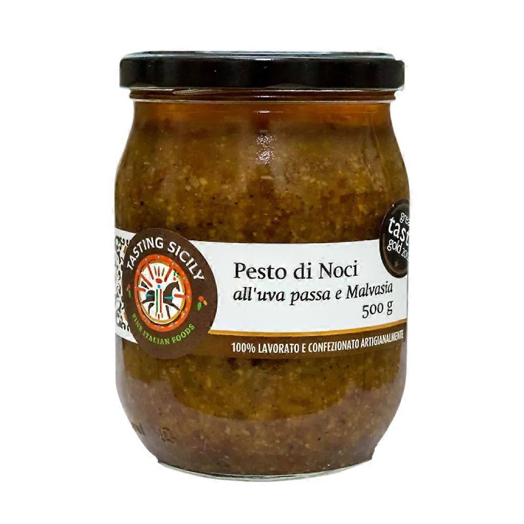 Pesto di Noci all'uva passa e Malvasia