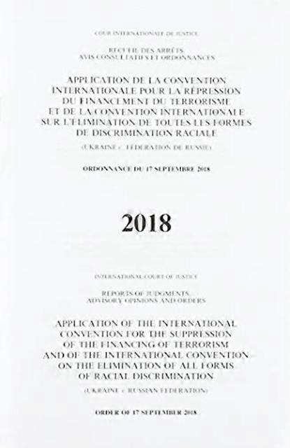 Application Of The International Convention For The Suppression Of The Financing by International Court of Justice Paperback Book