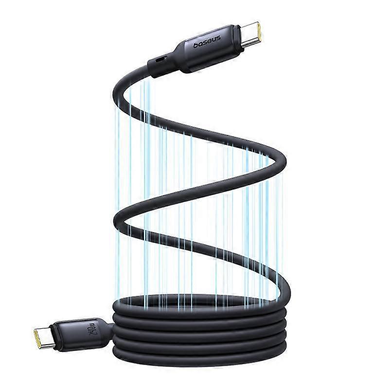 Baseus PicoGo Magnetic Liquid Silicone Fast Charging Cable USB-C to USB-C 240W Type-C Cable for iPhone, Xiaomi, Laptop, Tablet