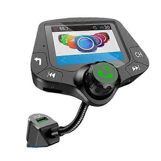 G24 FM Transmitter Navigation Broadcast Voice Assistant ABS Bluetooth-compatible Universal 2 Inch High
